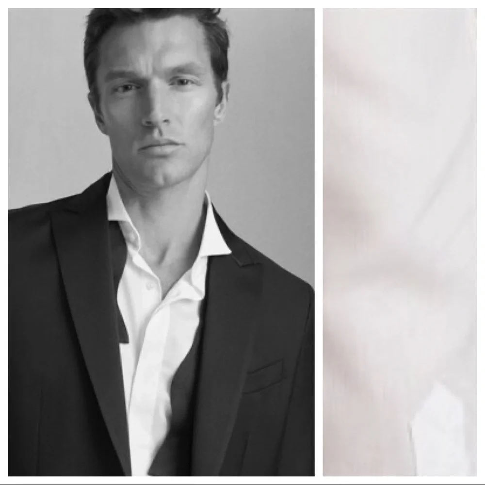 NWT Massimo Dutti White Shirt Size 15 3/4, 16, 17 - Picture 3 of 8
